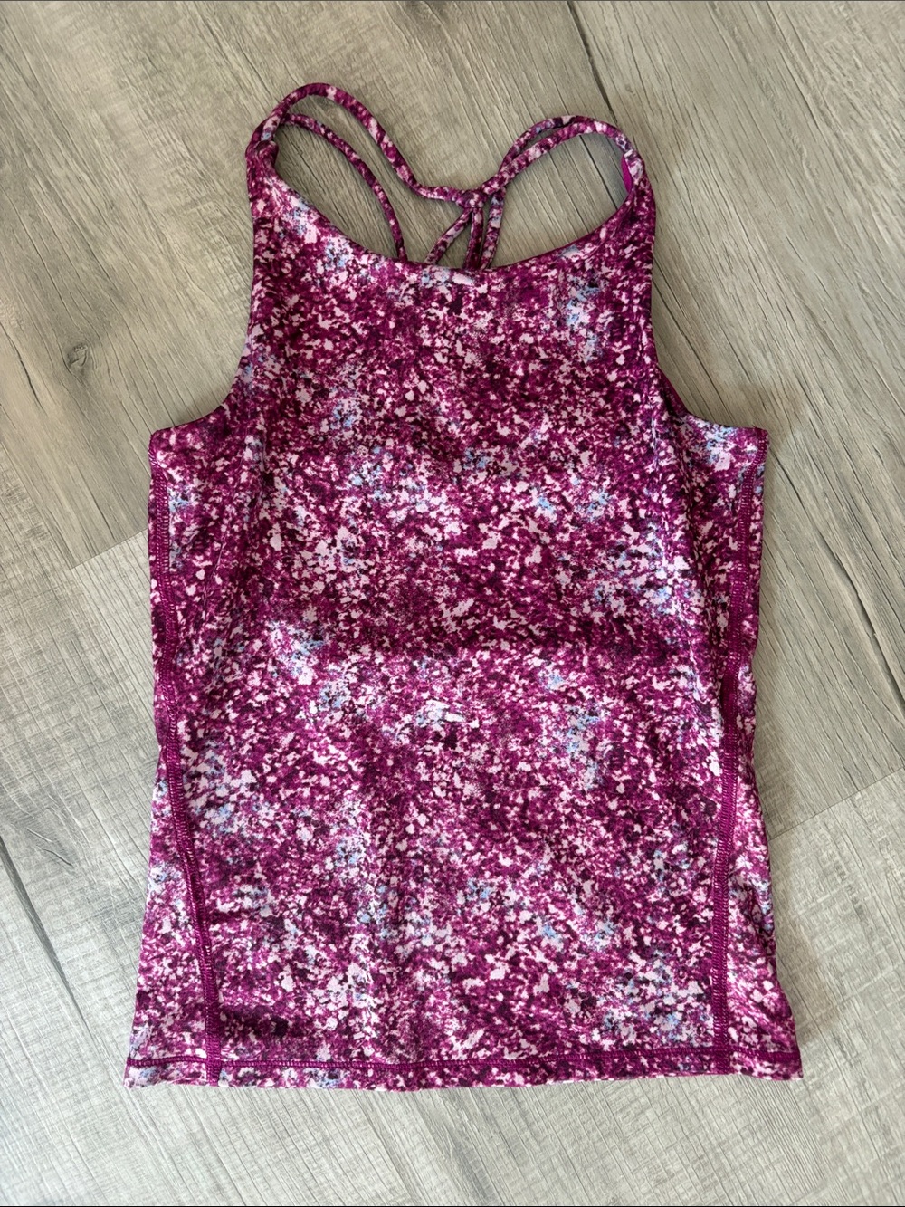 all in motion Pink Patterned Strappy Tank Top